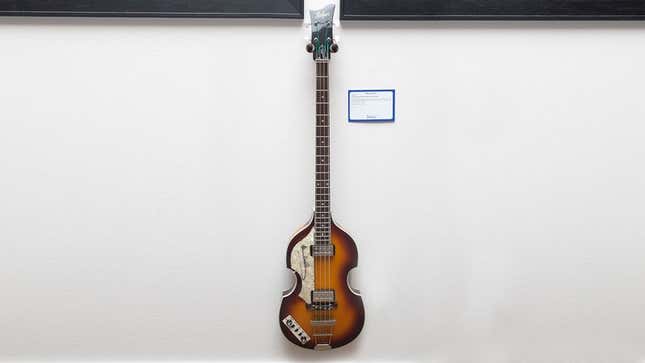 Image for article titled ISIS Operatives Destroy Hofner Bass Guitar Signed By Paul McCartney