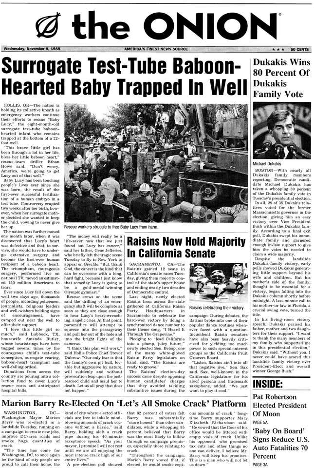 Image for article titled November 9, 1988