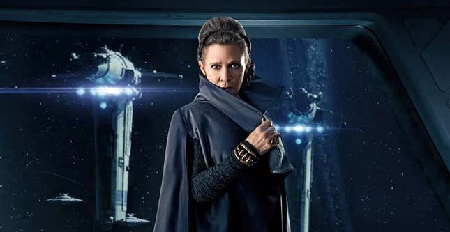 Imagen para el artículo titulado Leia, no Luke, iba a ser “la última Jedi” en Star Wars (y hasta tenía sable de luz)