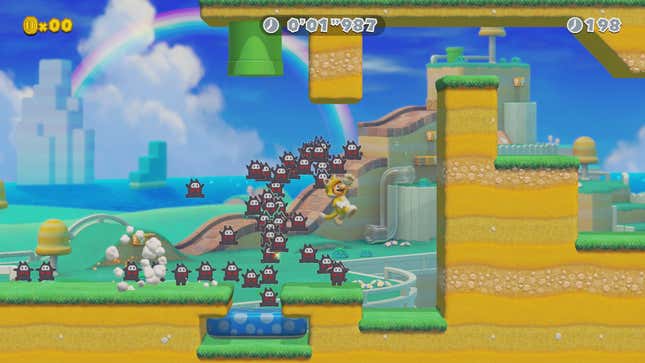 Image for article titled Mario Maker 2&#39;s New Speedrunning Mode Looks A Lot Like A Popular Fan-Made Hack