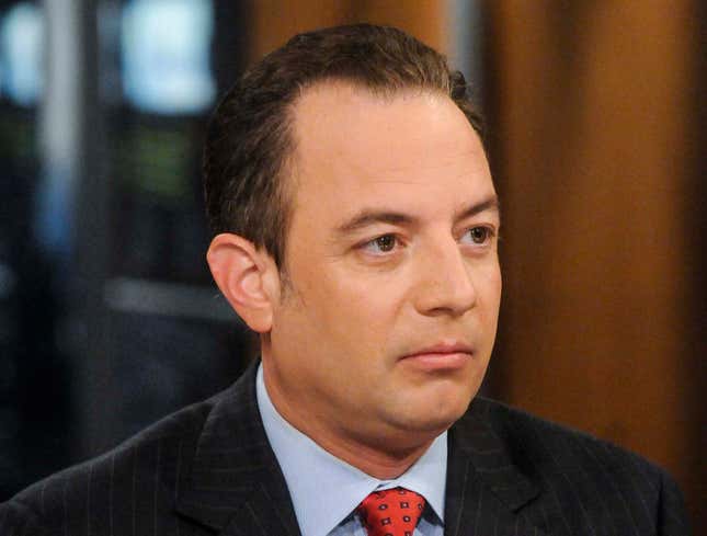 Image for article titled 37 Separate Aneurysms On Verge Of Rupturing Inside Reince Priebus’ Brain