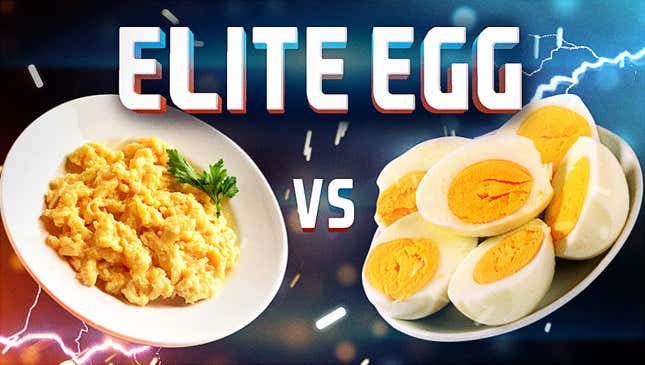 Image for article titled Elite Egg, day 1: The bracket to determine the best way to egg