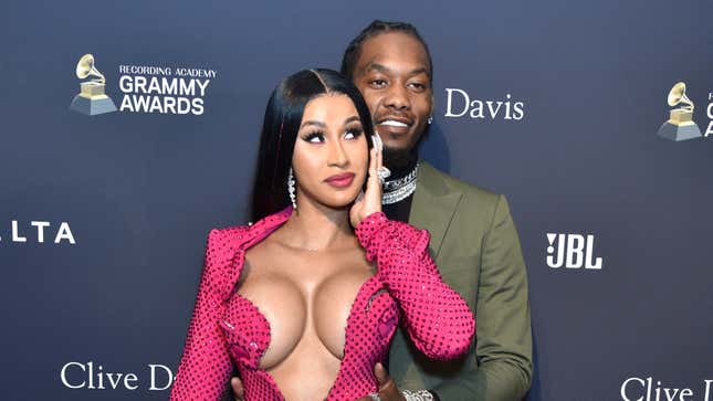 Image for article titled It&#39;s All Over but the Humping: Cardi B&#39;s Birthday Included an Offset Reunion, a Reebok Launch and a Regrettable Lack of Masks