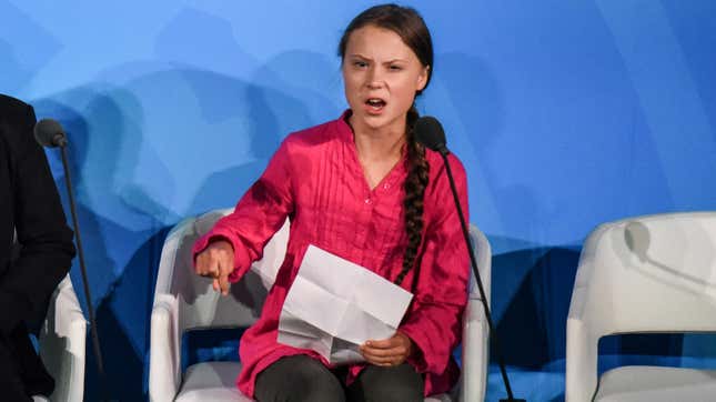 Image for article titled Greta Thunberg Isn&#39;t Your Mascot