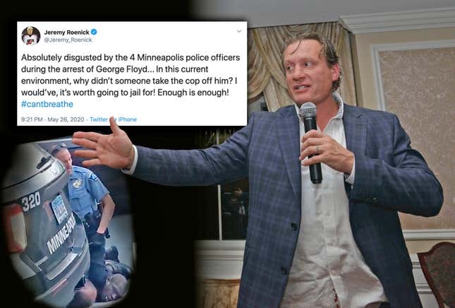 Image for article titled Revealing The Privilege In Jeremy Roenick’s Well-Intentioned Tweet