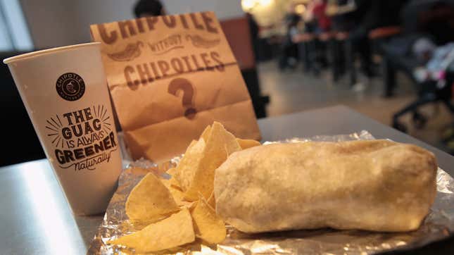 Image for article titled Chipotle could raise burrito prices 5 cents in response to Mexican tariffs