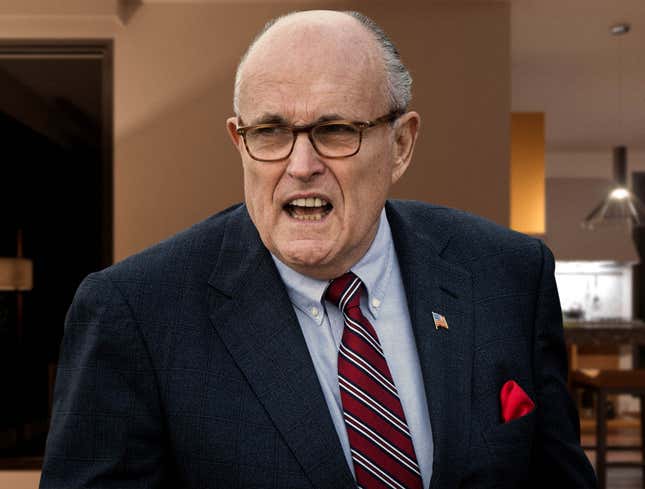Image for article titled ‘Hey, Are You Gonna Let Me Talk?’ Shouts Rudy Giuliani Debating Fox News Recap Of Sondland Testimony