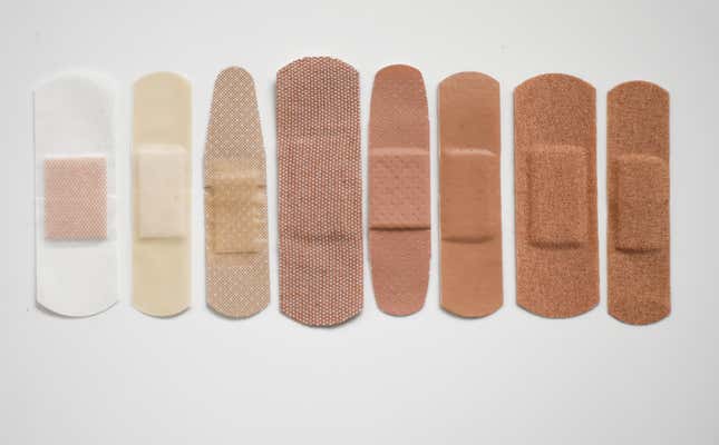 Image for article titled Skin Deep: Appreciation for Dark Brown Flesh-Colored Bandage Goes Viral