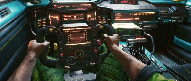 Imagen para el artículo titulado Cyberpunk 2077 tiene algunos diseños de autos realmente alucinantes
