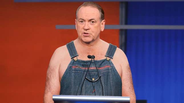 Image for article titled Huckabee Decries Obamacare’s Failure To Help Slow, Cross-Eyed Cousin Who Got Kicked By Mule