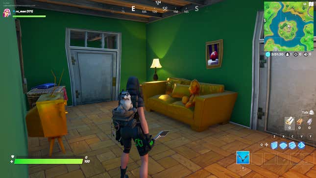 Fortnite items in-game turning to gold