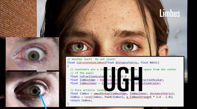 The text of the code says “do not steal”, but it’s not because Naughty Dog doesn’t want you using the code — it’s because, as explained, the code is a very hacky, rough workaround, and the devs recommend programmers and tech artists look for a cleaner, more elegant solution.