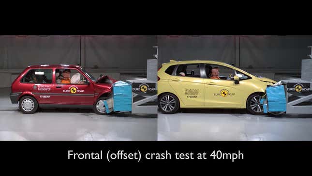 Here Is How Much Safer Small Cars Have Become Over 20 Years