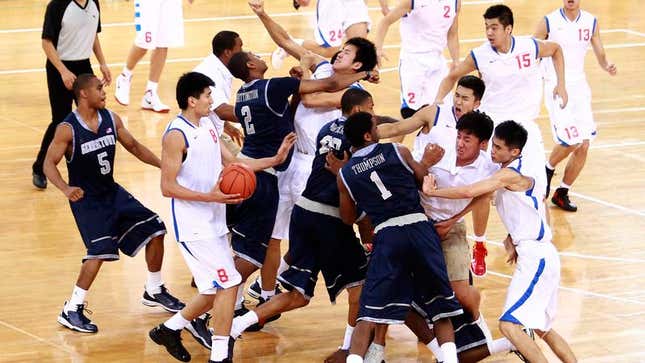 Image for article titled Brawl Highlights Decades Of Tension Between China, Georgetown