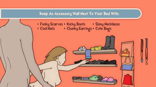 Image for article titled Keep An Accessory Wall Next To Your Bed