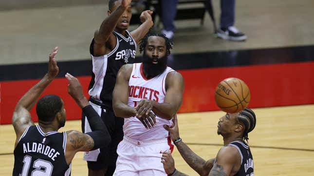 James Harden finds himself in a bit of a pickle right now.