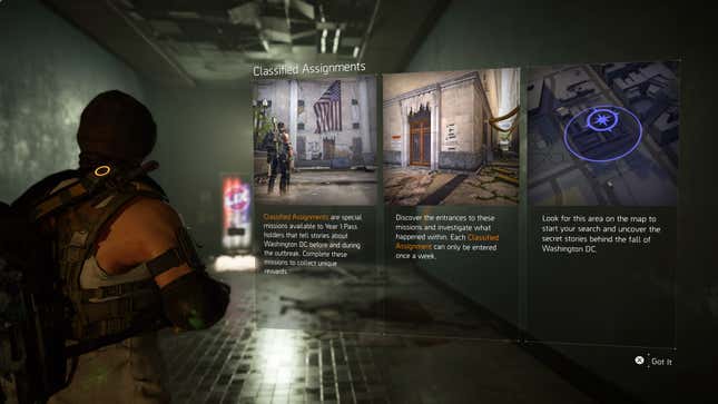 Image for article titled The Division 2 Adds Two Short Missions For People Who Don’t Play For The Loot Grind