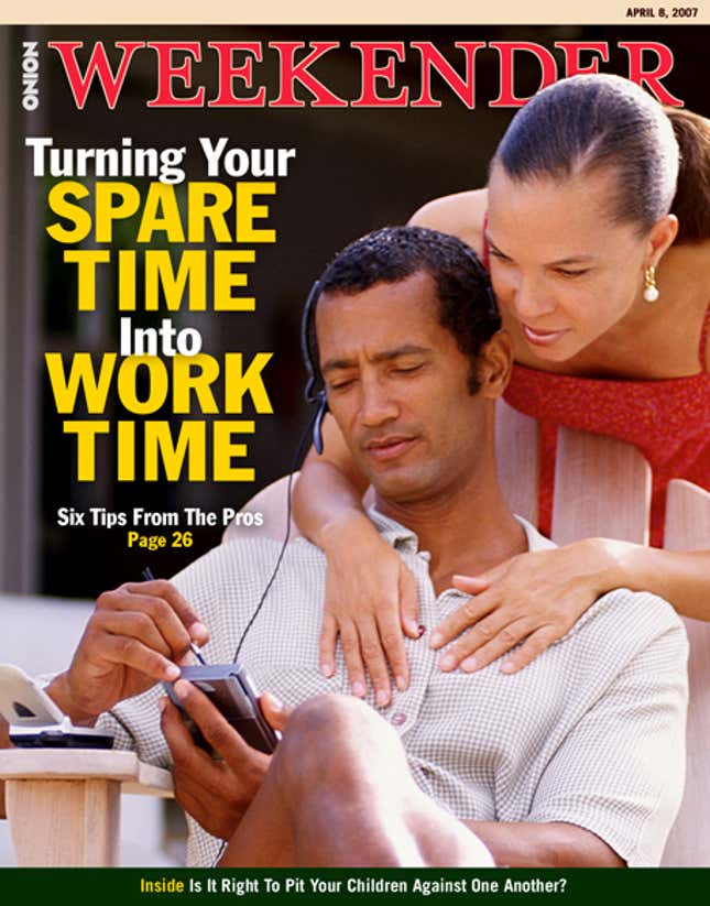Image for article titled Turning Your Spare Time Into Work Time