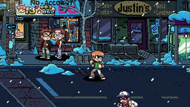 Image for article titled Scott Pilgrim Vs. The World: The Game Is The Winter Hangout I Needed Right Now