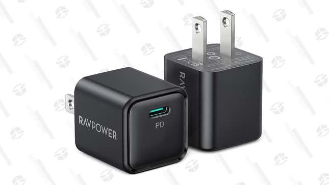 RAVPower 20W USB-C Power Adapters (2-Pack) | $16 | Amazon | Clip coupon