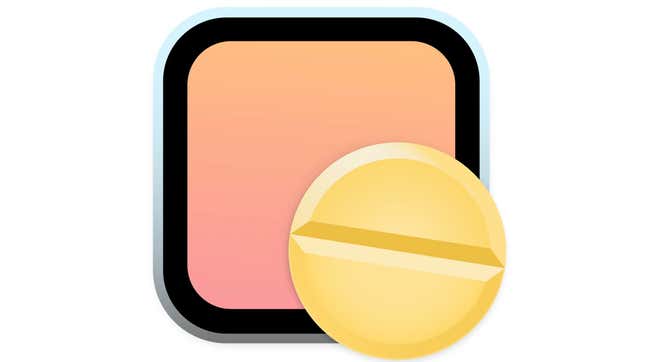 The Amphetamine icon. Amphetamine is an app for MacOS that prevents the computer from going to sleep.