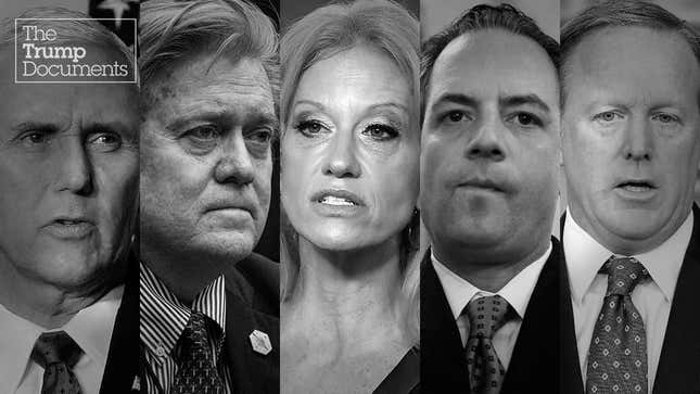 Image for article titled Who Are The Deeply Disturbed Individuals In Trump’s Inner Circle?