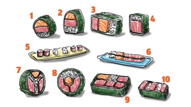 Image for article titled Take The Best Sushi Taillight Quiz On The Whole Internet