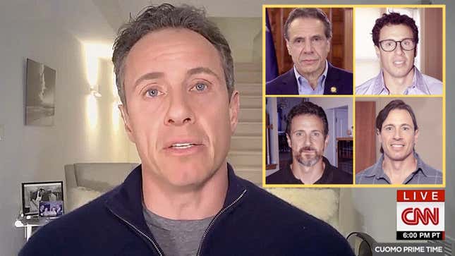 Image for article titled Ratings-Hungry Chris Cuomo Devotes Program To Interviewing 23 Other Cuomo Brothers
