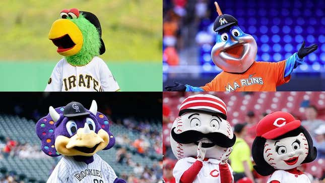 Image for article titled MLB Mascots Union Demands More Bald Fans To Playfully Tease Between Innings