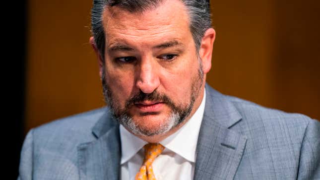 Image for article titled Ted Cruz Deeply Disturbed By Part Of Capitol Riot Video Where Chuck Schumer Not Beaten To Death