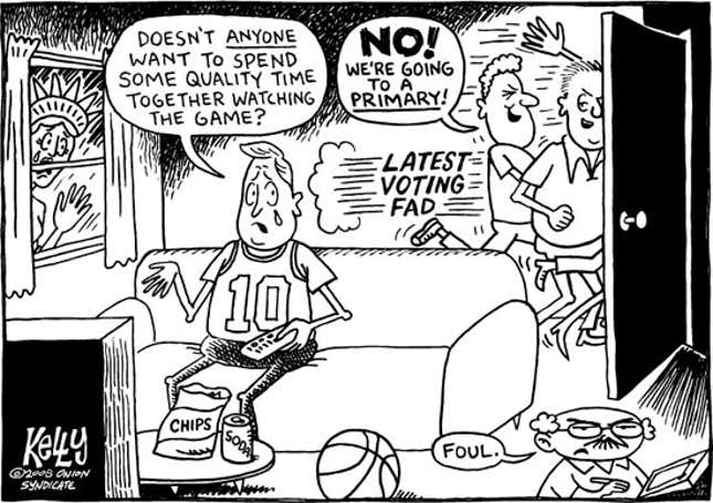 Image for article titled Editorial Cartoon - February 18, 2008
