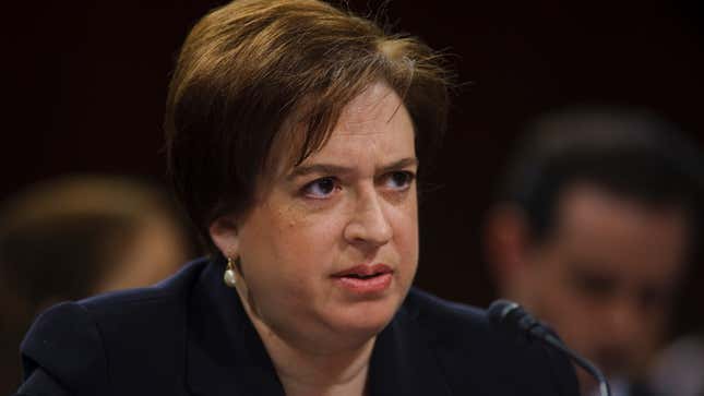 Image for article titled Elena Kagan Worried She’s A Fraud After Being Only Female Justice Not Called Out By Trump