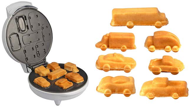 Image for article titled Car and Truck Waffle Maker Is Like Eating Hot Wheels Vehicles For Breakfast