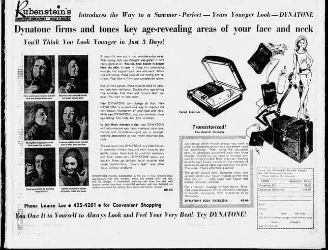 Image for article titled Silly and Cruel Beauty Gadgets That Were Destined for Failure