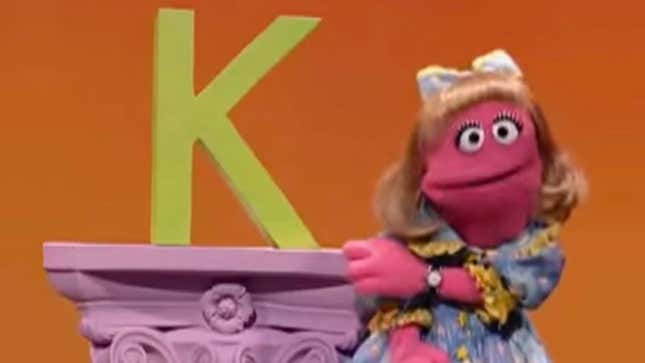 Image for article titled Sesame Street Mourns Death Of Original Letter K