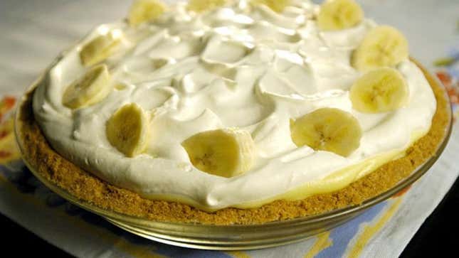 A banana cream pie much like the ones used in the study.