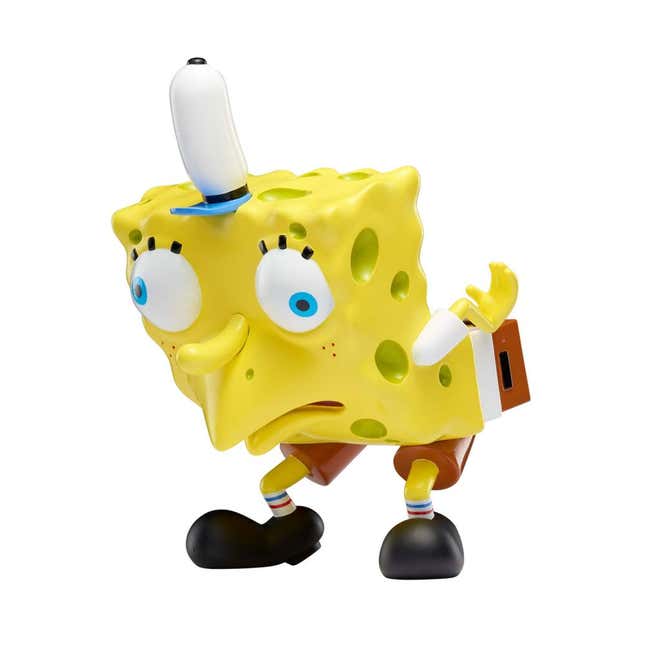 Imagen para el artículo titulado Nickelodeon convierte los memes de Bob Esponja en figuras coleccionables de la serie