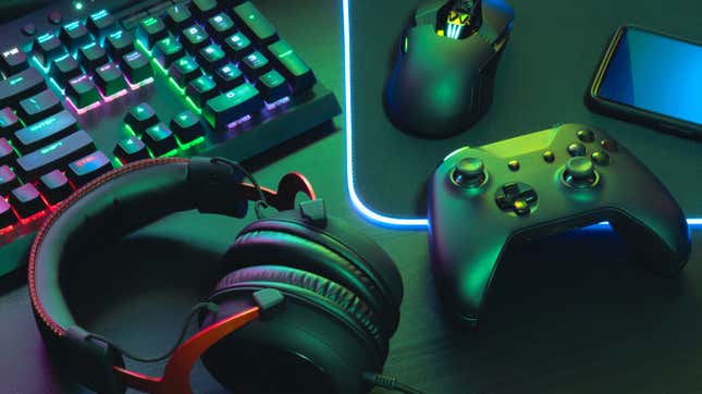 Image for article titled The Best Cyber Monday 2020 Deals on Gaming Peripherals: Save on Headsets, Keyboards, Racing Wheels, and More
