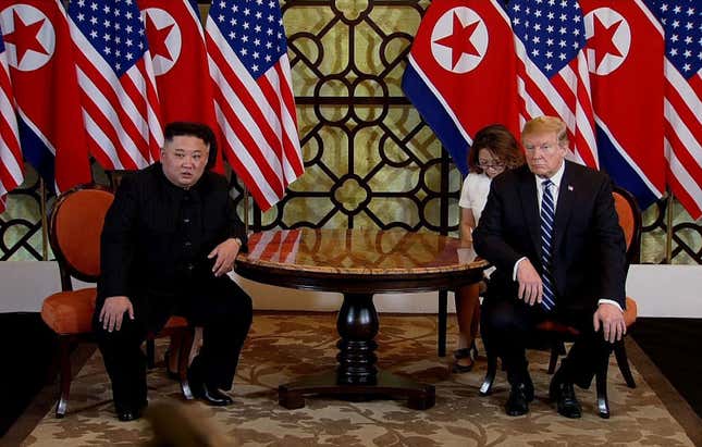 Image for article titled US Checking Claims That Kim Jong Un Executed Officials Over Failed Summit With Trump