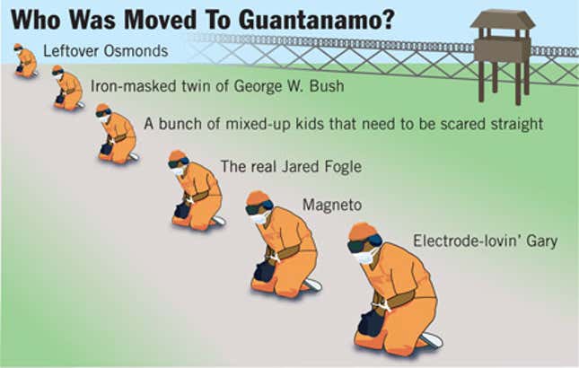 Image for article titled Who Was Moved to Guantanamo?