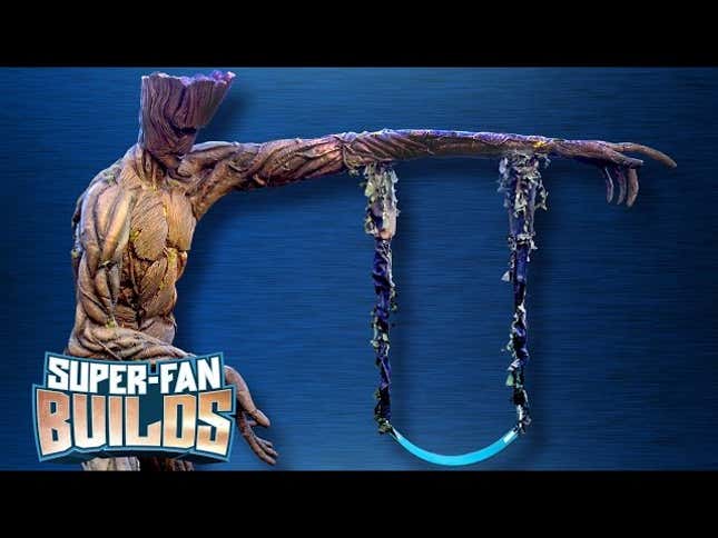 How They Built That Amazing Groot Swing For a <i>Guardians</i> Super Fan