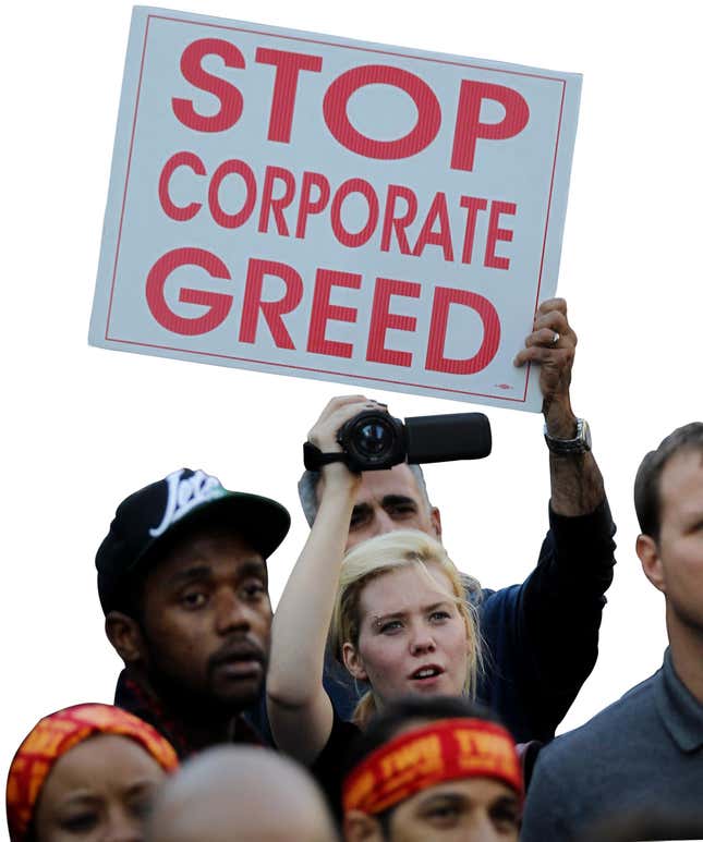 Image for article titled The Demands Of Occupy Wall Street