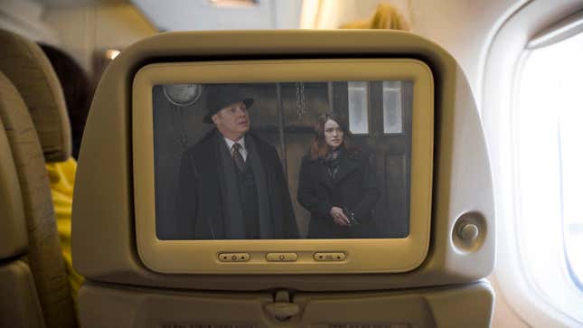 Image for article titled Unclear What Licensing Deal Led To Single Season 4 Episode Of ‘The Blacklist’ Being Available For Viewing On Airplane