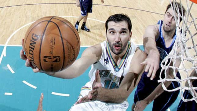 Image for article titled Peja Stojakovic Fondly Recalls First Human Head He Played Basketball With