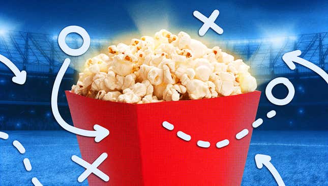 Image for article titled What’s the ideal way to butter movie theater popcorn?