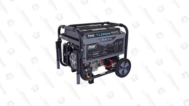 Pulsar G12KBN Heavy Duty Portable Dual Fuel Generator | $850 | Newegg