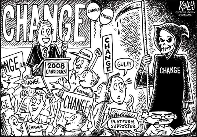 Image for article titled Editorial Cartoon - January 21, 2008