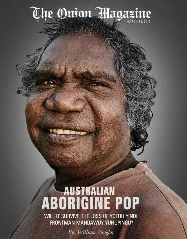 Image for article titled Australian Aborigine Pop: Will It Survive The Loss of Yothu Yindi Frontman Mandawuy Yunupingu?