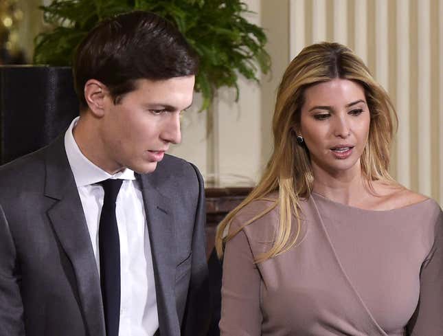 Image for article titled Kushner Assures Worried Ivanka They’d Definitely Be Last Jews To Go
