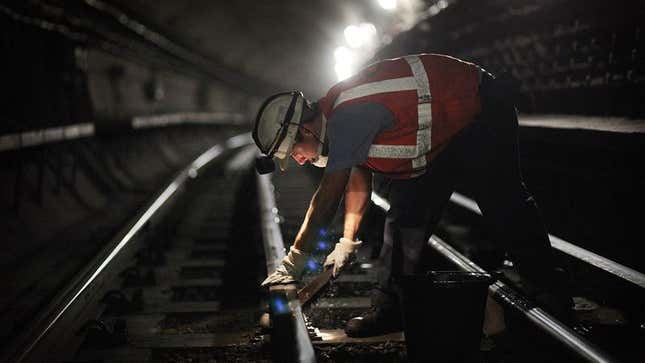 Image for article titled Report: 80% Of Subway Track Repairmen Run Over Each Day